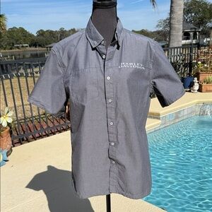 Harley-Davidson Charcoal Button Down Shirt